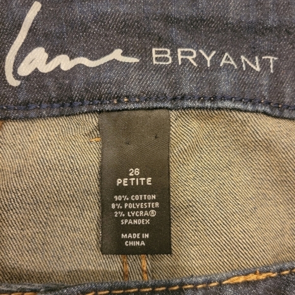Lane Bryant Boot Cut Denim Jeans Size 26 Petite - Picture 3 of 5